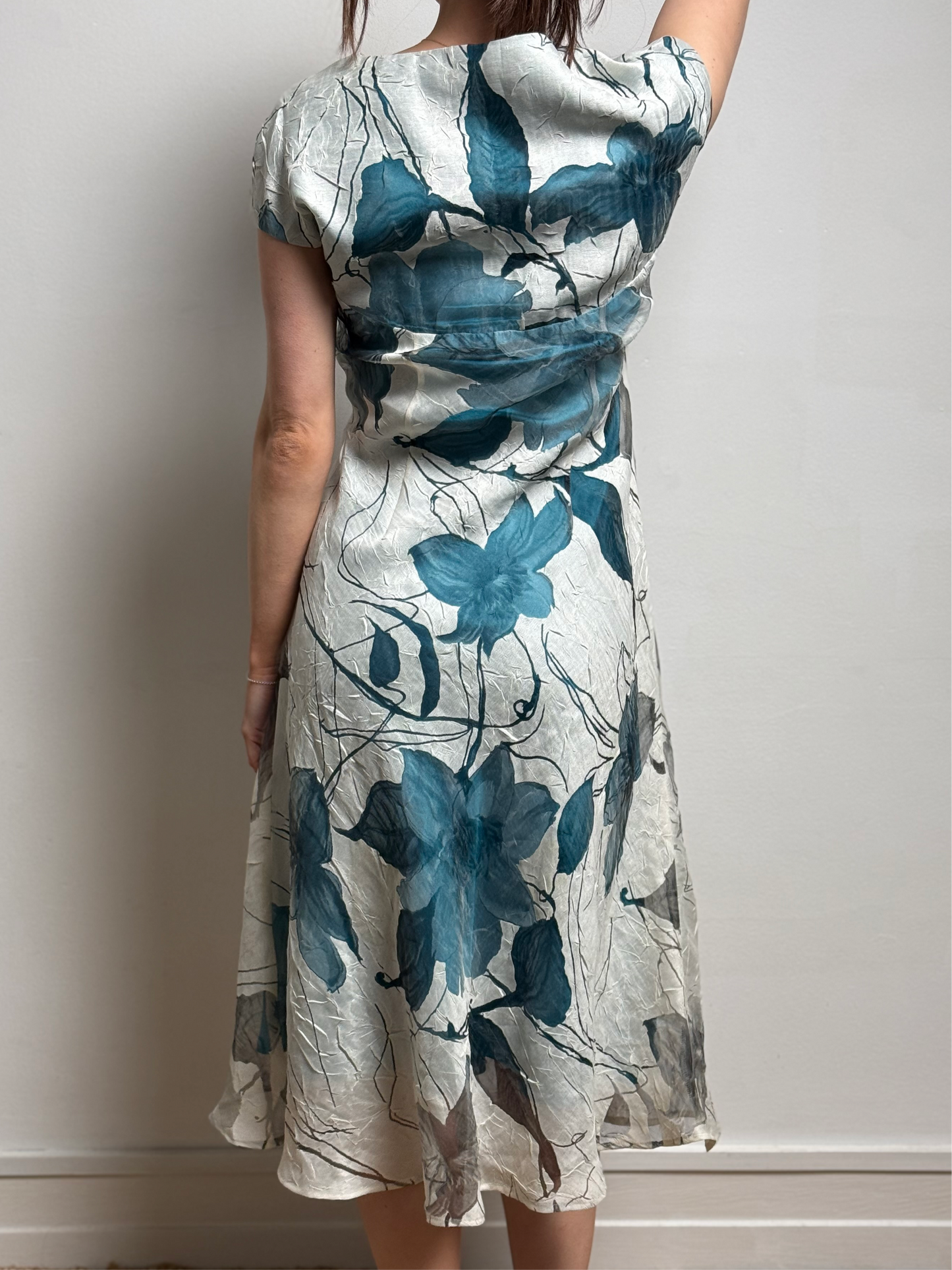 BLUE FLORAL DRESS