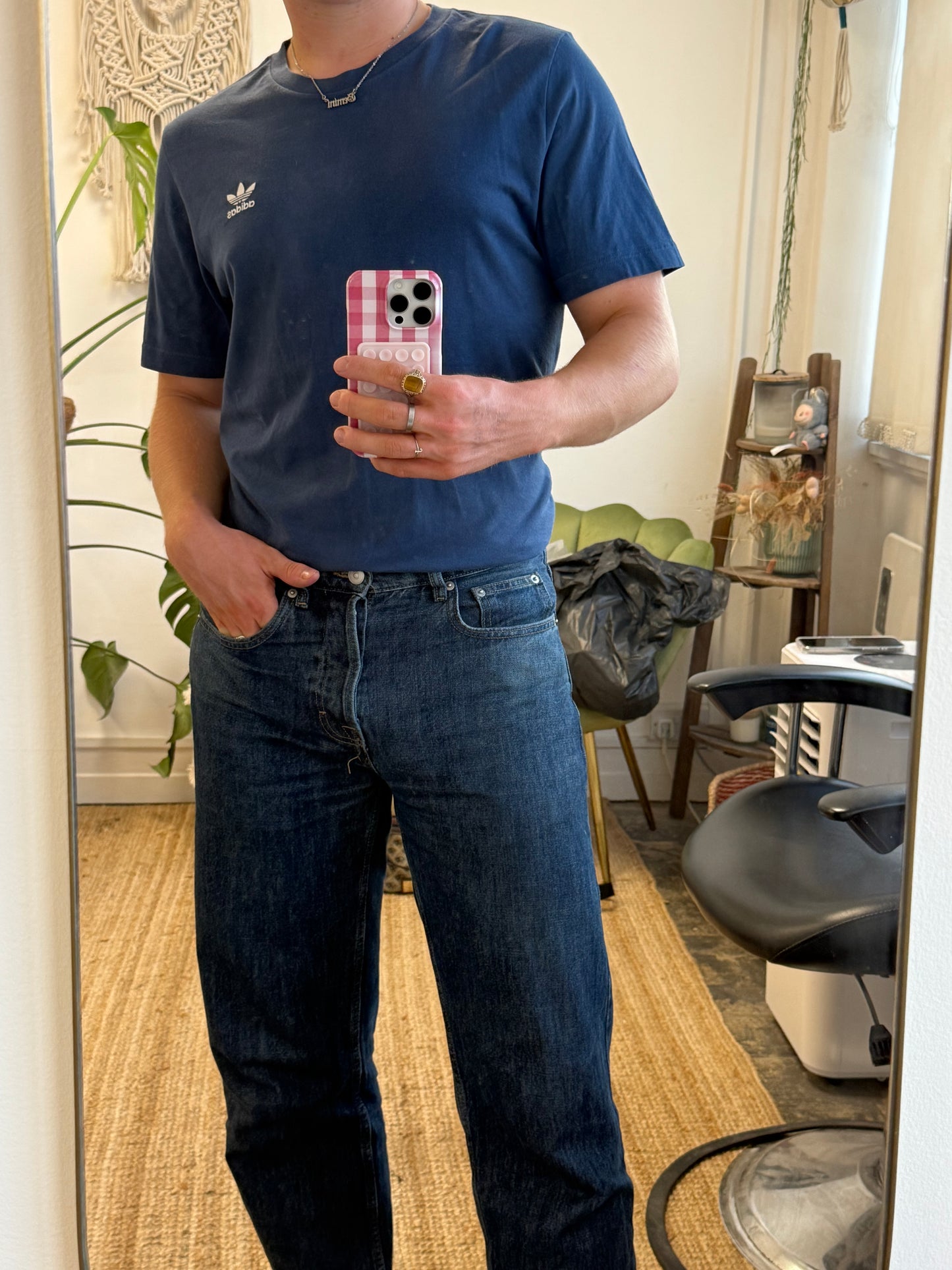 ADIDAS BASIC NAVY TEE