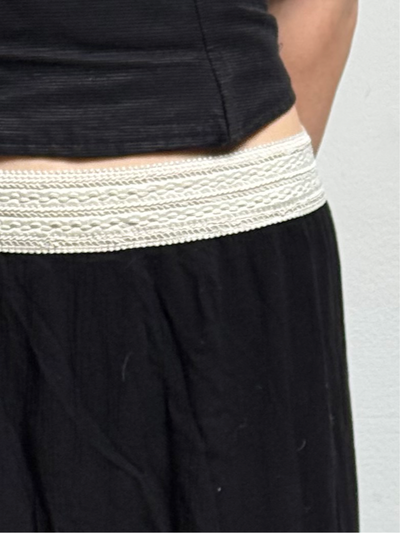 FLOATY MAXI SKIRT W WAISTBAND