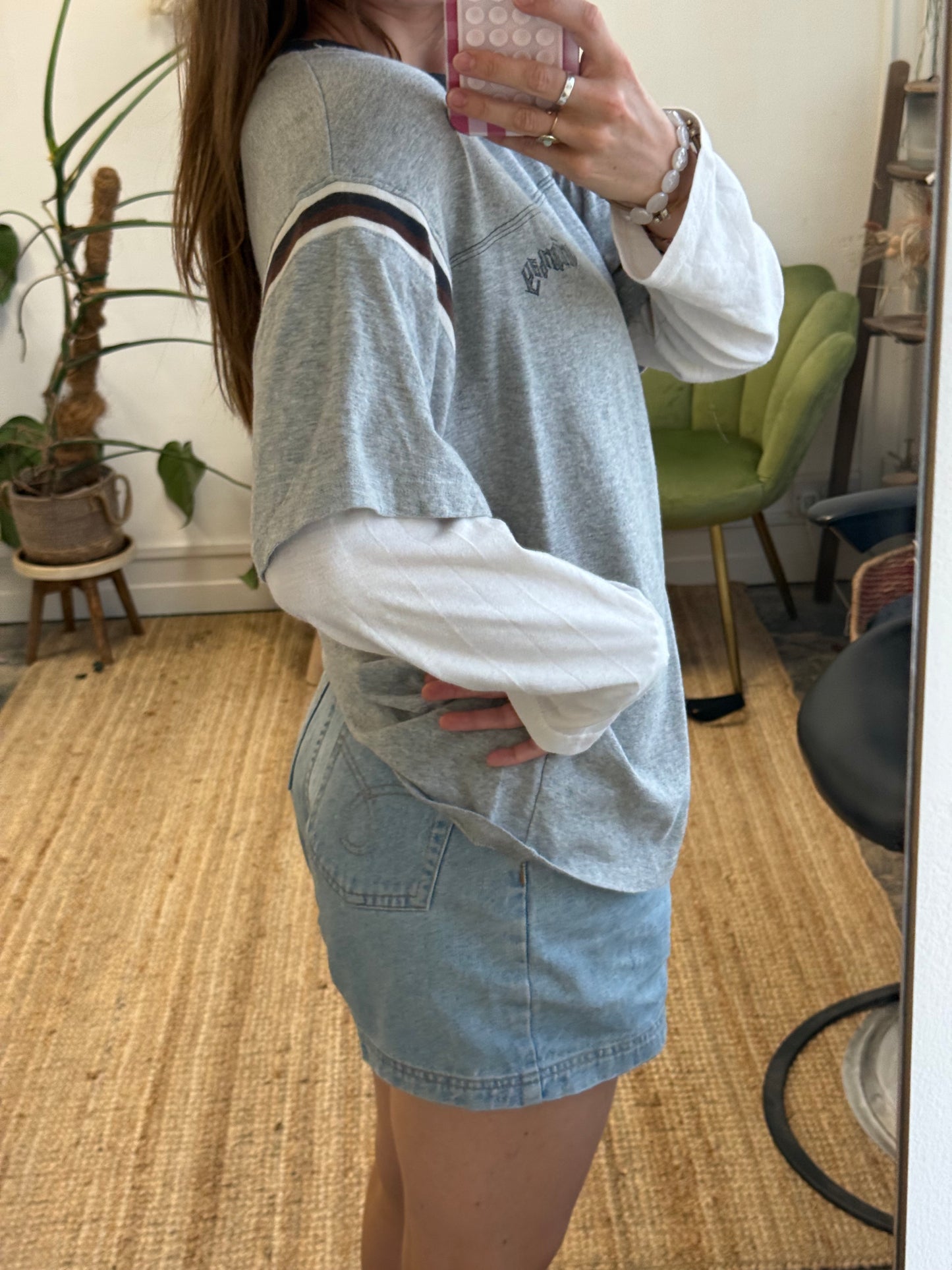 LONG SLEEVE LAYERED TEE