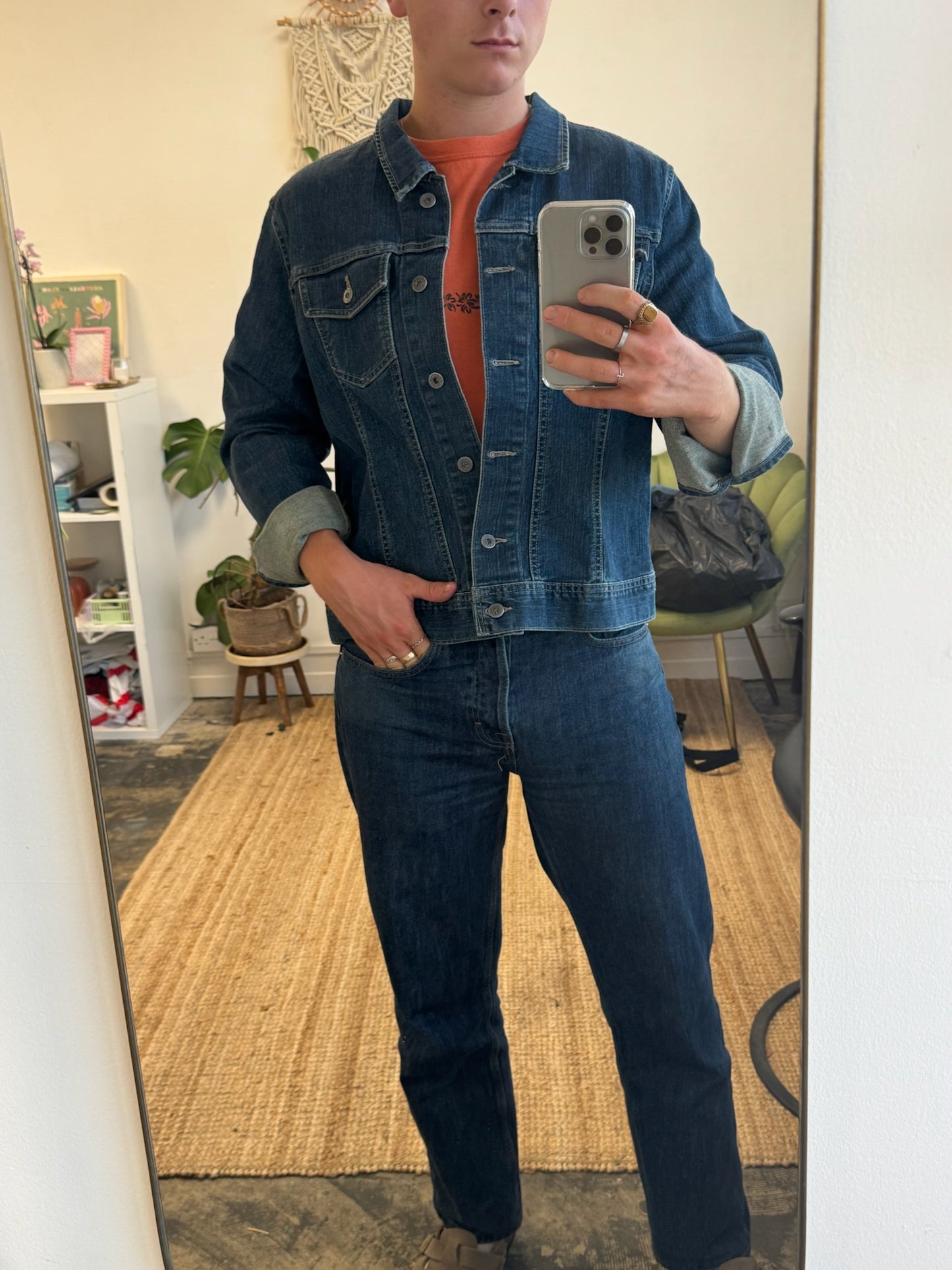 DARK WASH DENIM JACKET