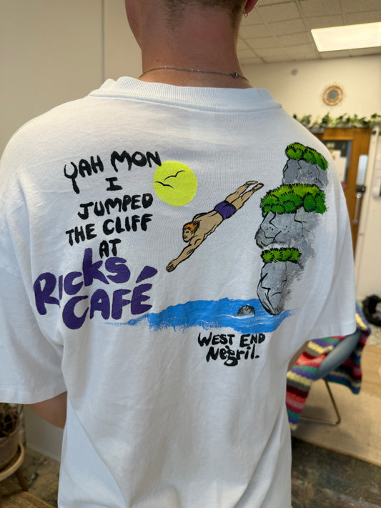 TOURISTS V SHARKS TEE