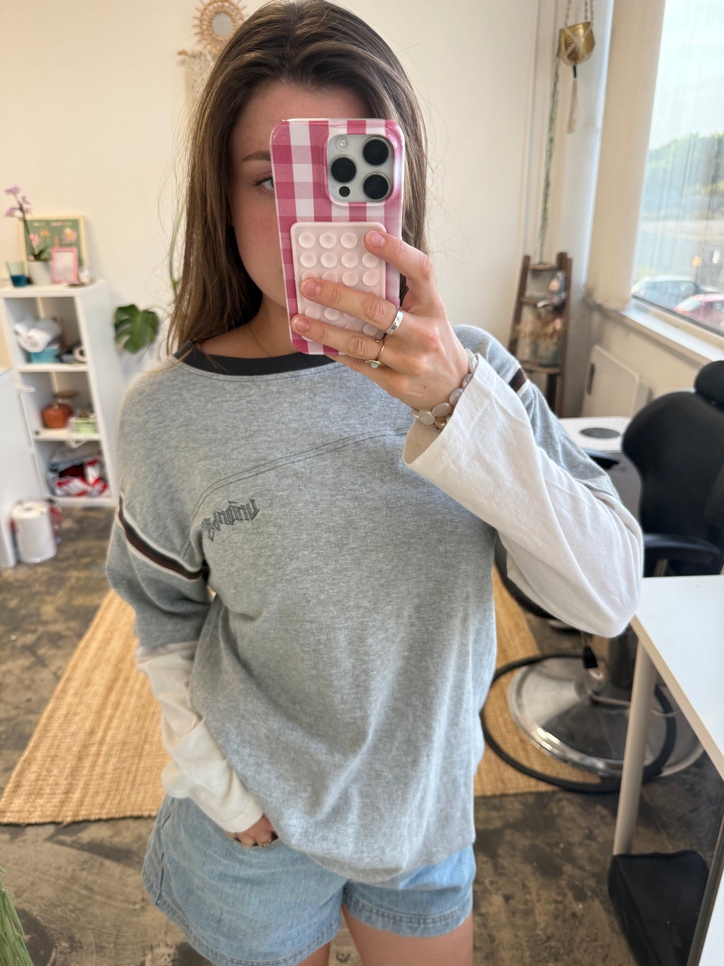 LONG SLEEVE LAYERED TEE