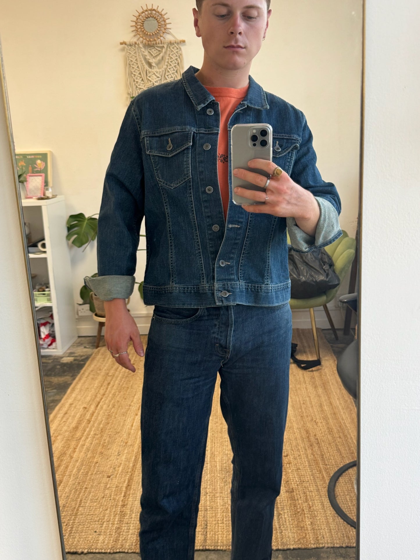 DARK WASH DENIM JACKET