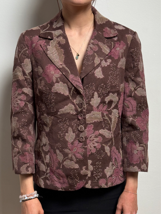 FLORAL TAPESTRY BLAZER